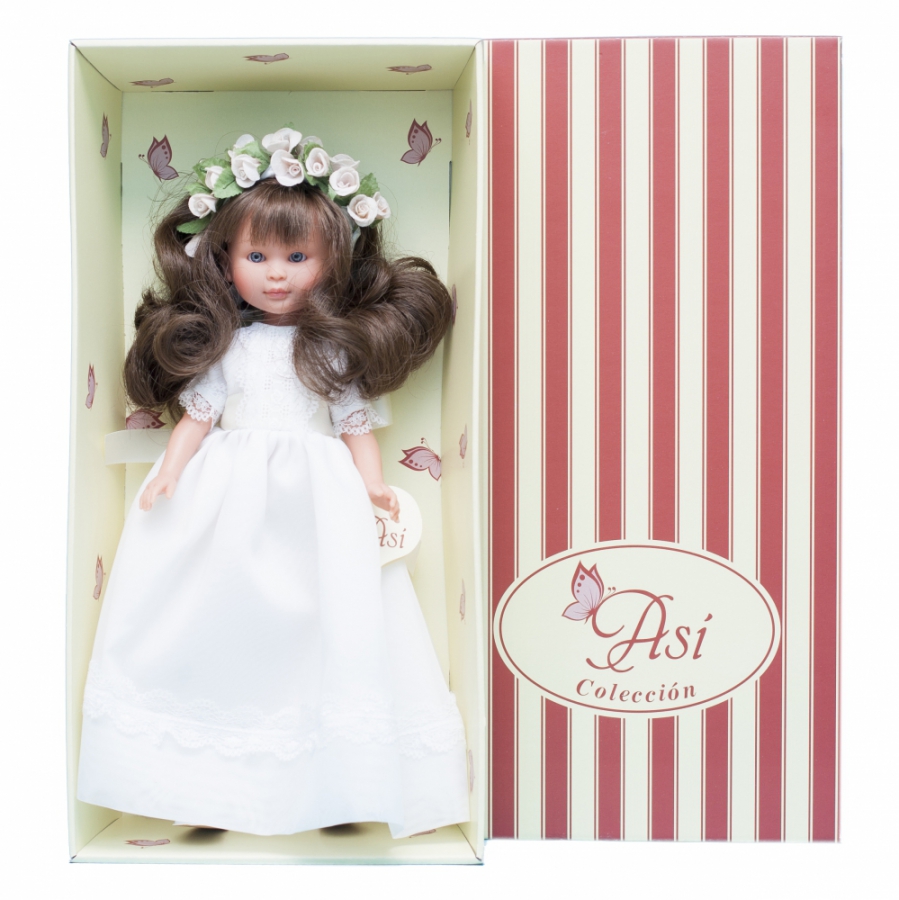 Кукла Селия с цветочным венком, 30 см.  
